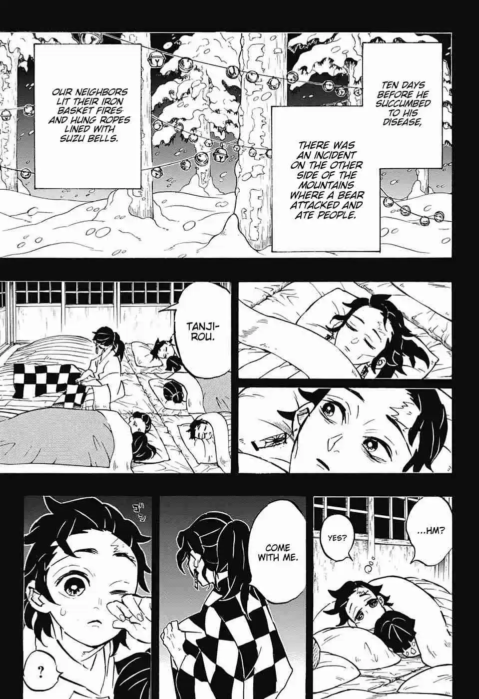 Kimetsu no Yaiba Ch. 151 A Bell Rings on a Snowy Moonlit Night