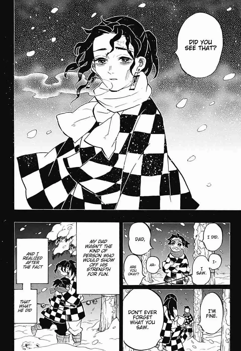 Kimetsu no Yaiba Ch. 151 A Bell Rings on a Snowy Moonlit Night