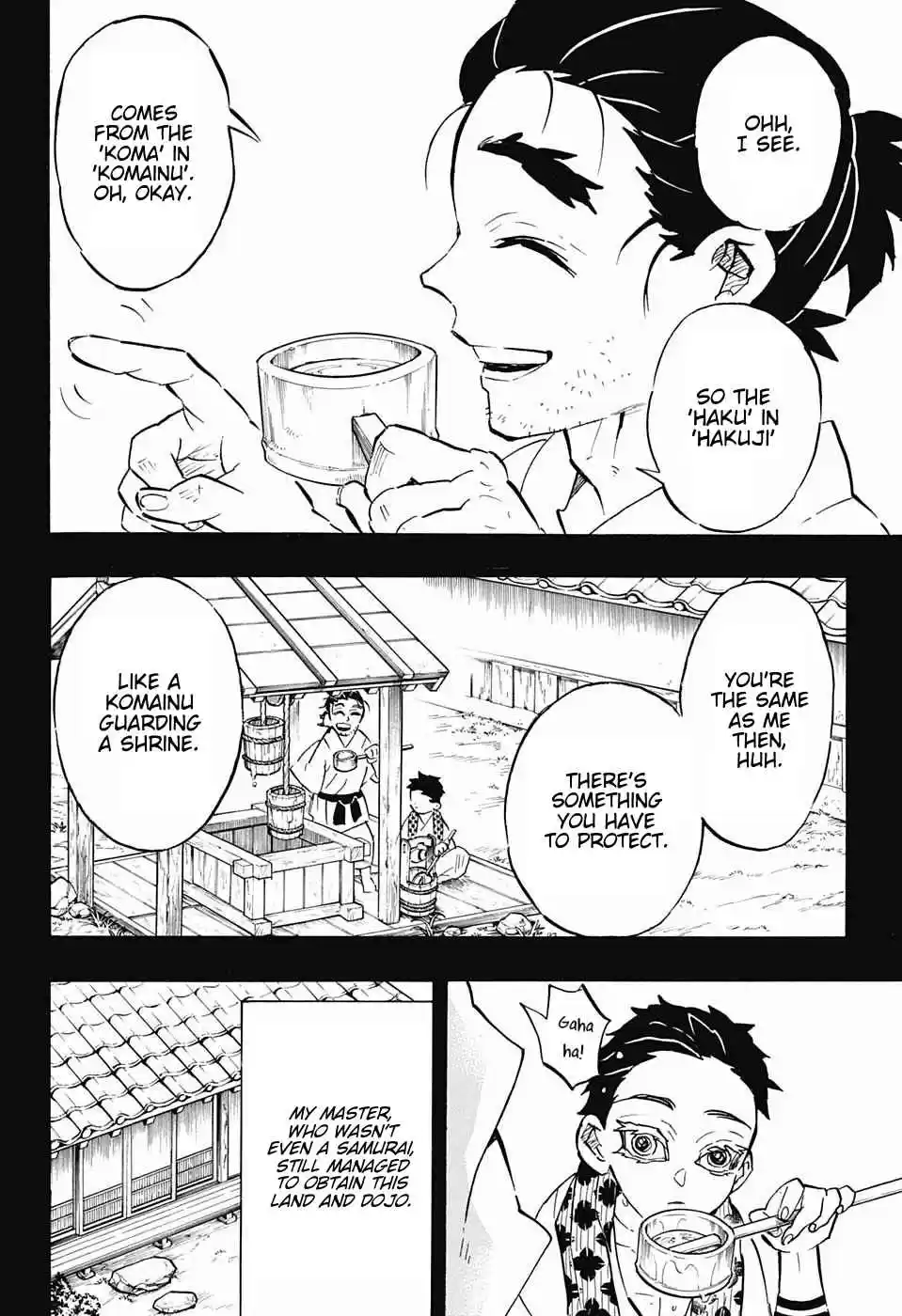 Kimetsu no Yaiba Ch. 155 The Useless Komainu