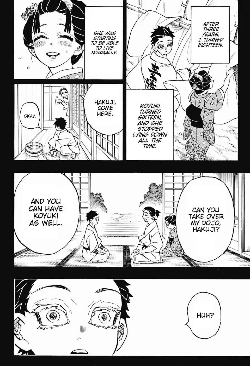 Kimetsu no Yaiba Ch. 155 The Useless Komainu