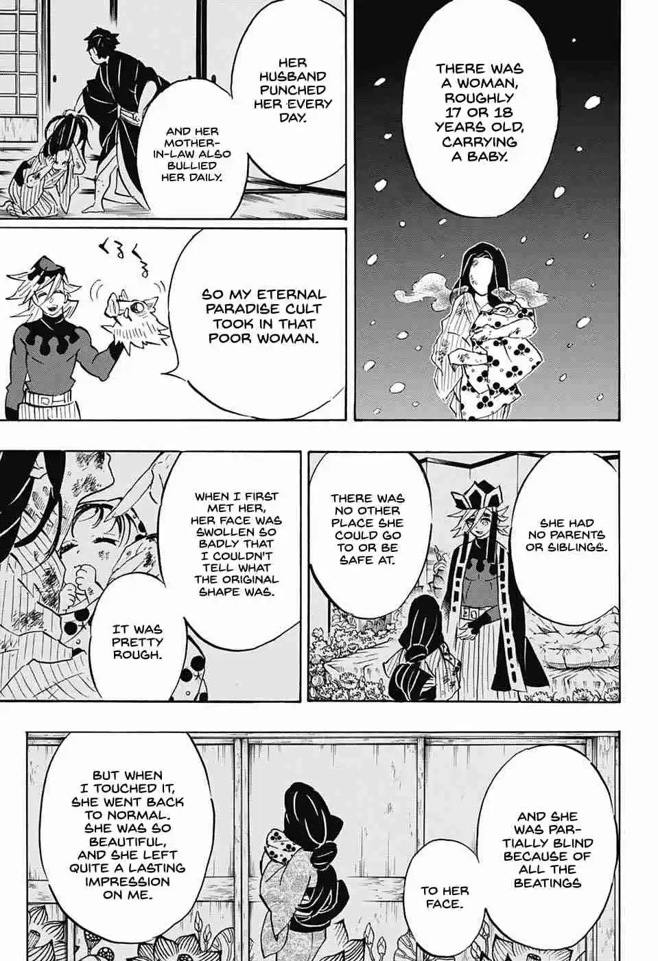 Kimetsu no Yaiba Ch. 160 Overlapping Shadows, Revived Memories