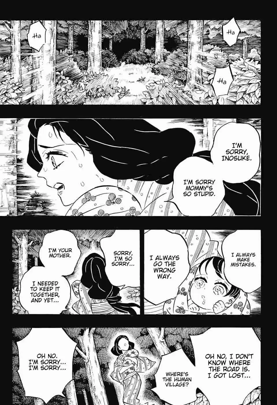 Kimetsu no Yaiba Ch. 160 Overlapping Shadows, Revived Memories