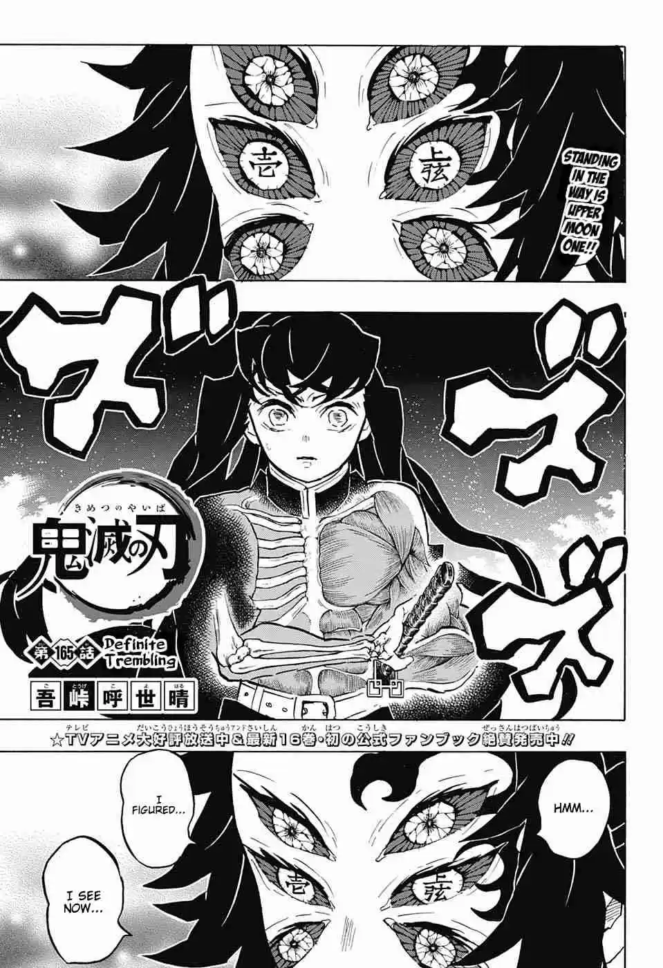 Kimetsu no Yaiba Ch. 165 Definite Trembling