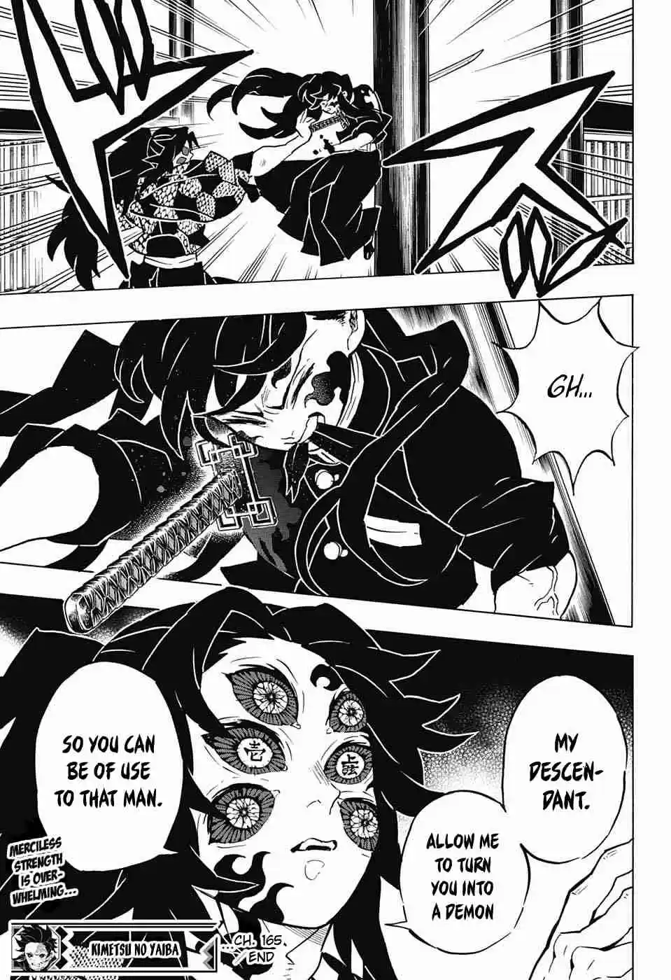 Kimetsu no Yaiba Ch. 165 Definite Trembling