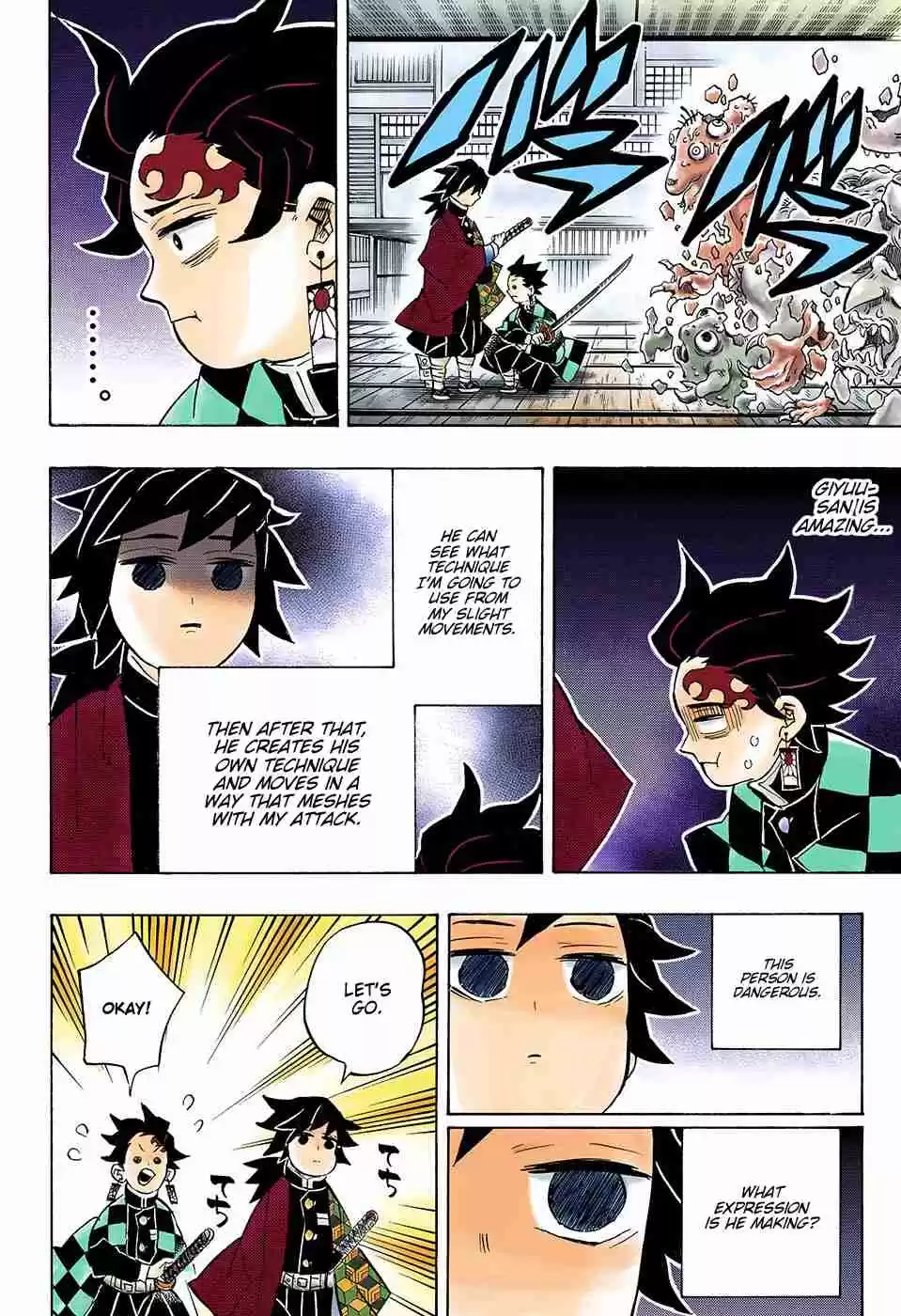 Kimetsu no Yaiba Digital Colored Comics Ch. 140 Opening the Decisive Battle