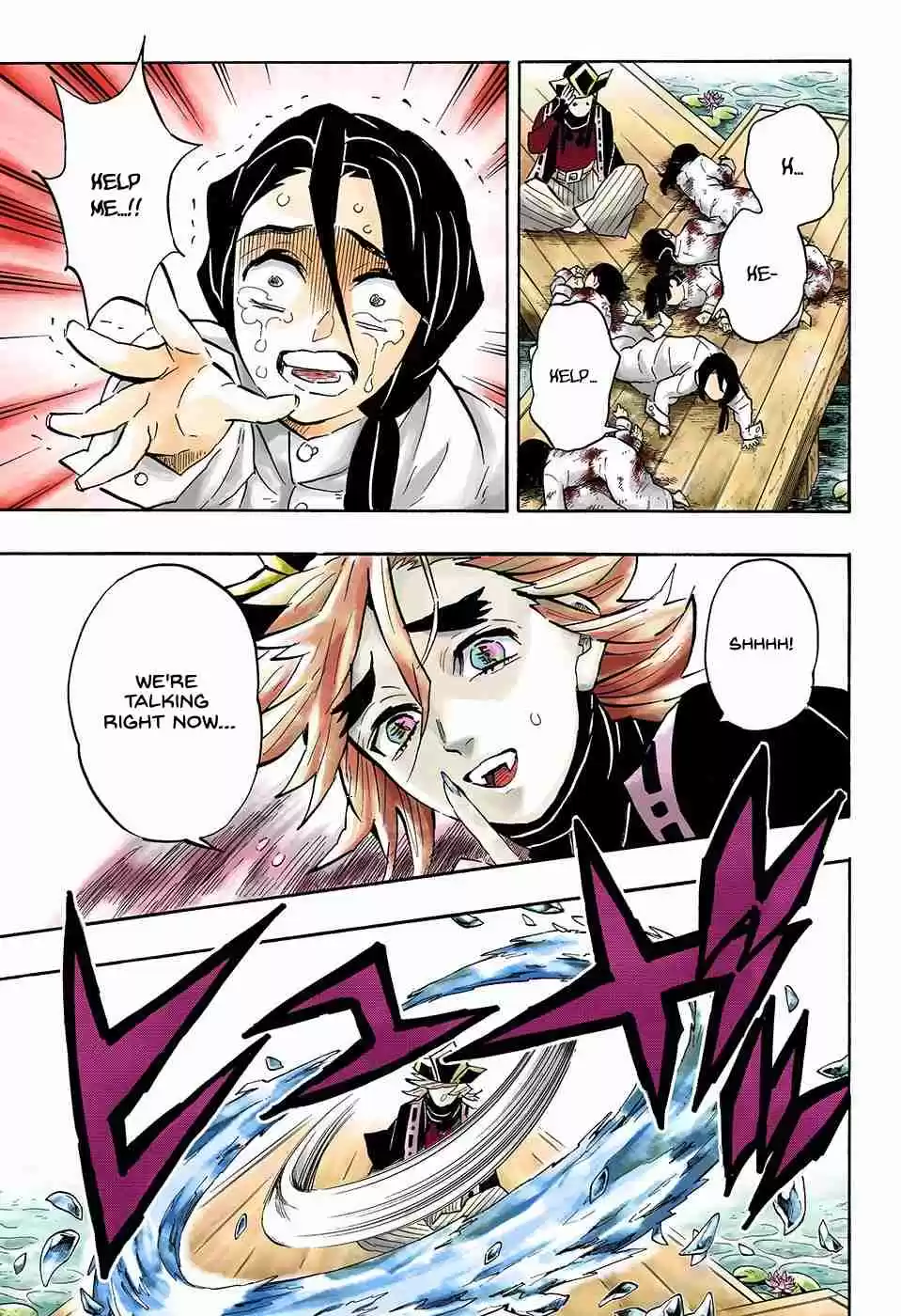Kimetsu no Yaiba Digital Colored Comics Ch. 141 Revenge