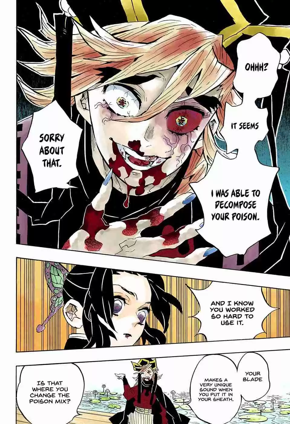 Kimetsu no Yaiba Digital Colored Comics Ch. 141 Revenge