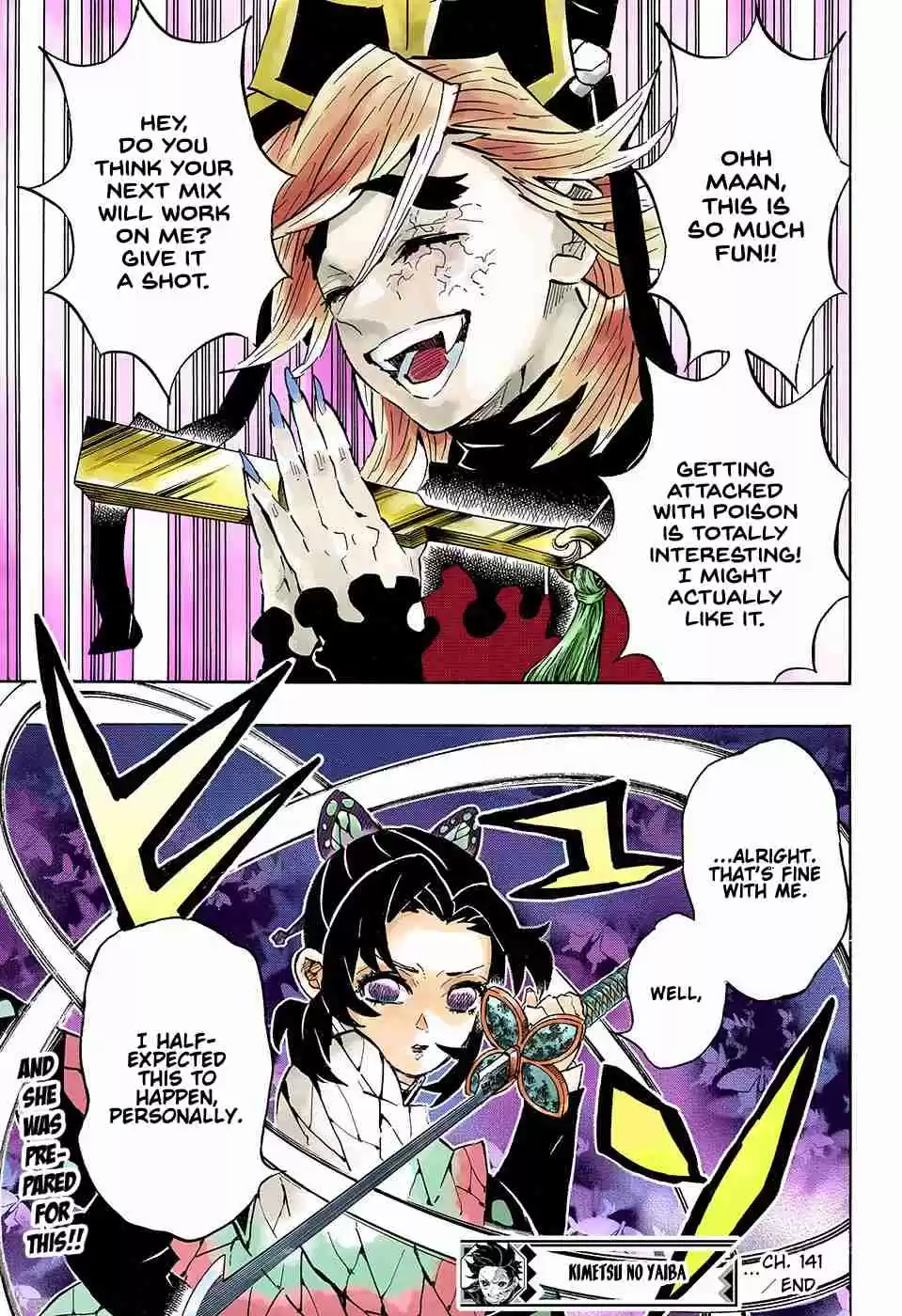 Kimetsu no Yaiba Digital Colored Comics Ch. 141 Revenge