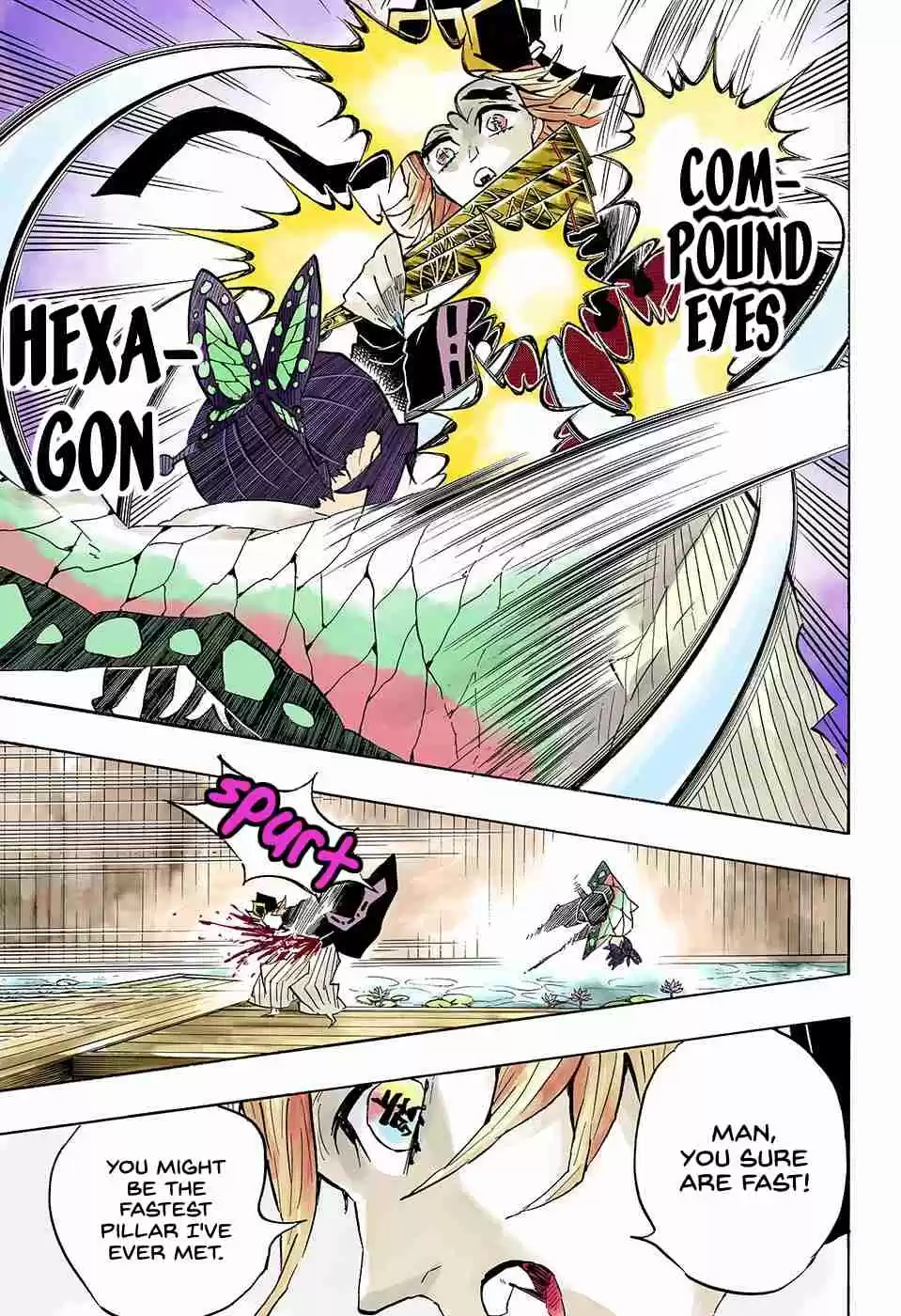 Kimetsu no Yaiba Digital Colored Comics Ch. 142 Insect Pillar