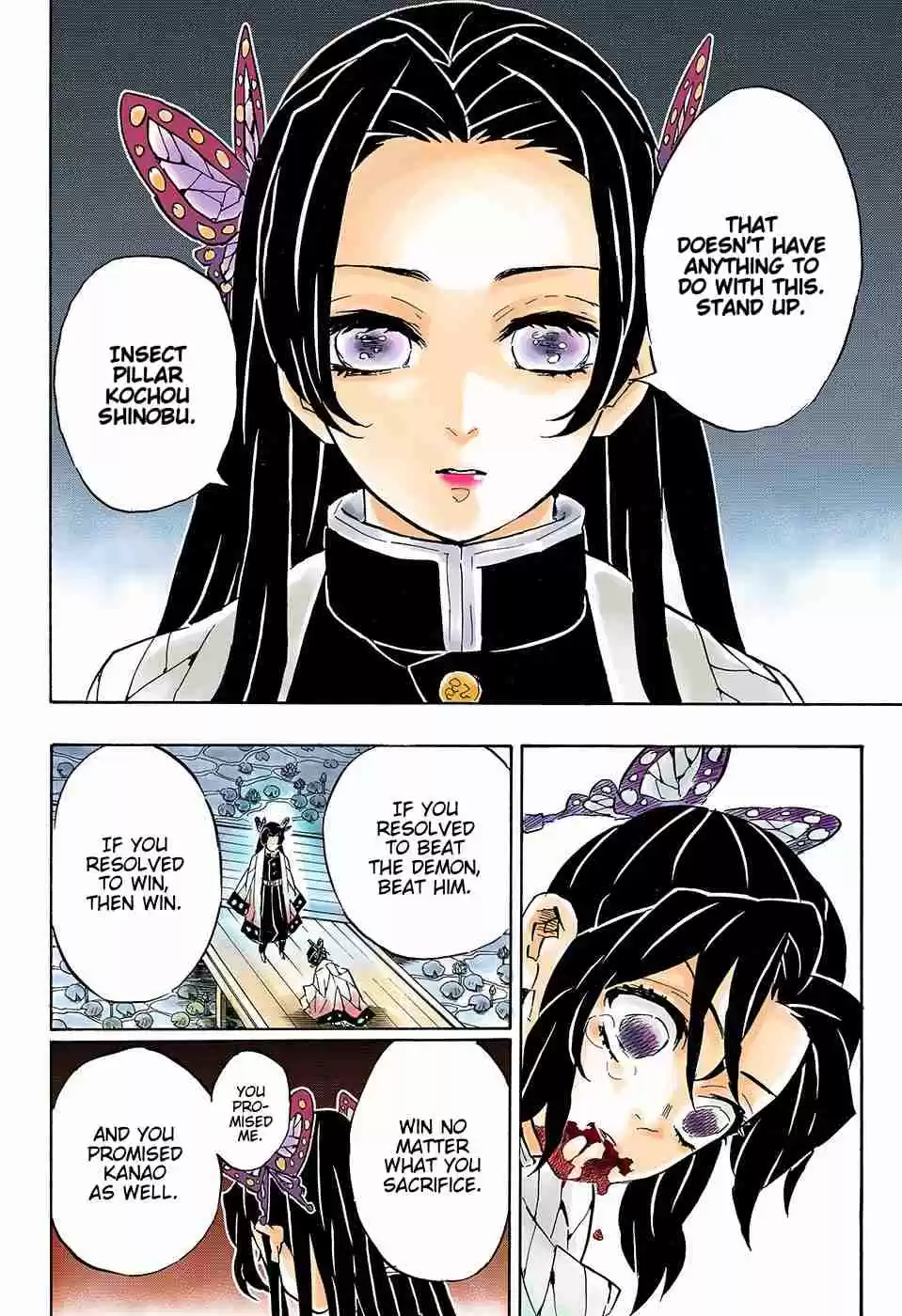 Kimetsu no Yaiba Digital Colored Comics Ch. 142 Insect Pillar