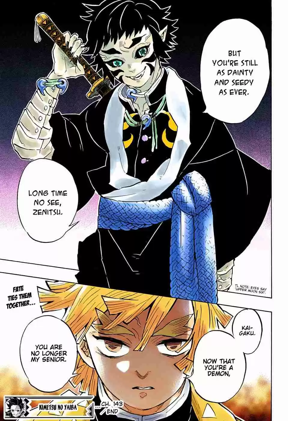 Kimetsu no Yaiba Digital Colored Comics Ch. 143 Anger