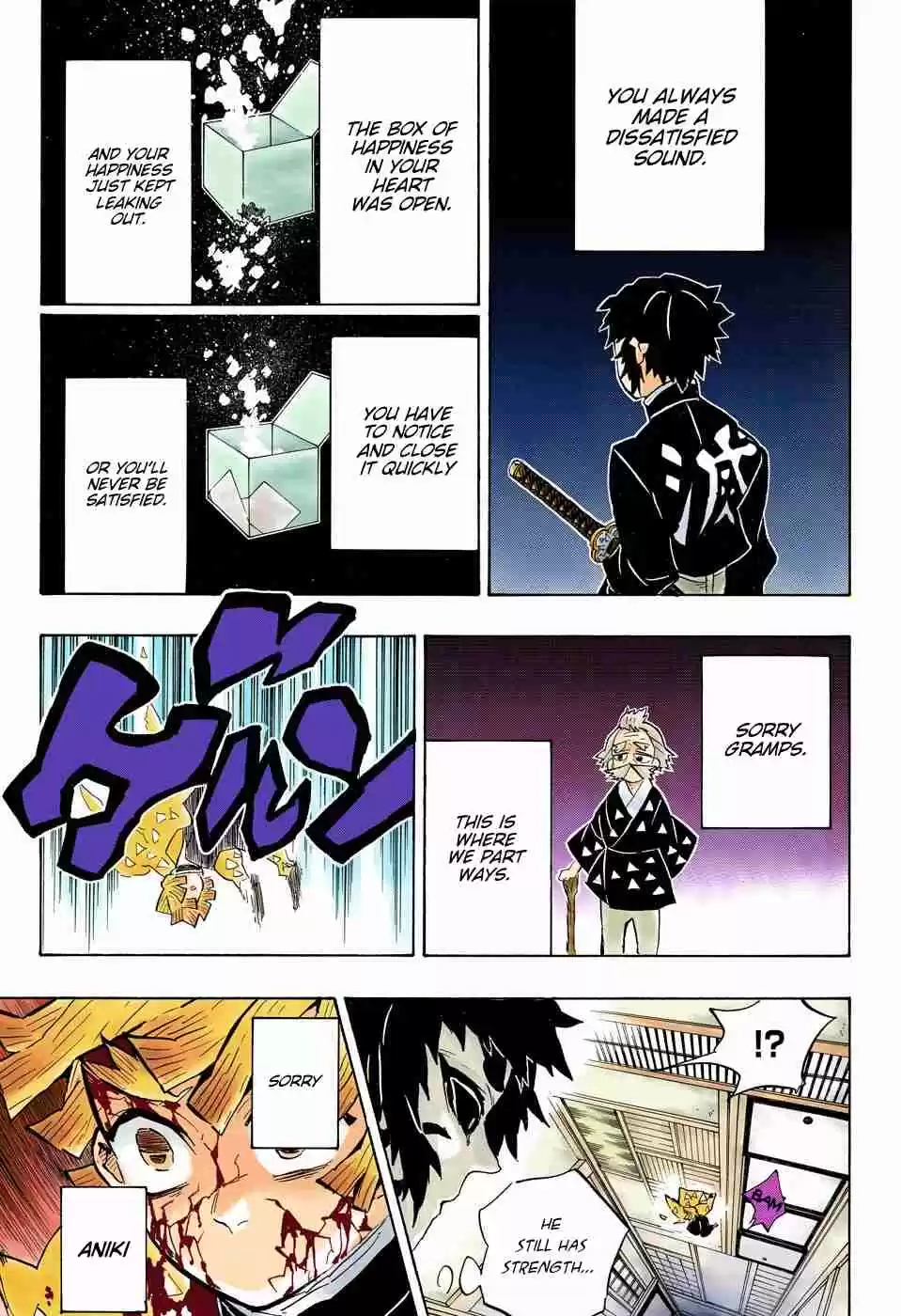 Kimetsu no Yaiba Digital Colored Comics Ch. 145 Box of Happiness