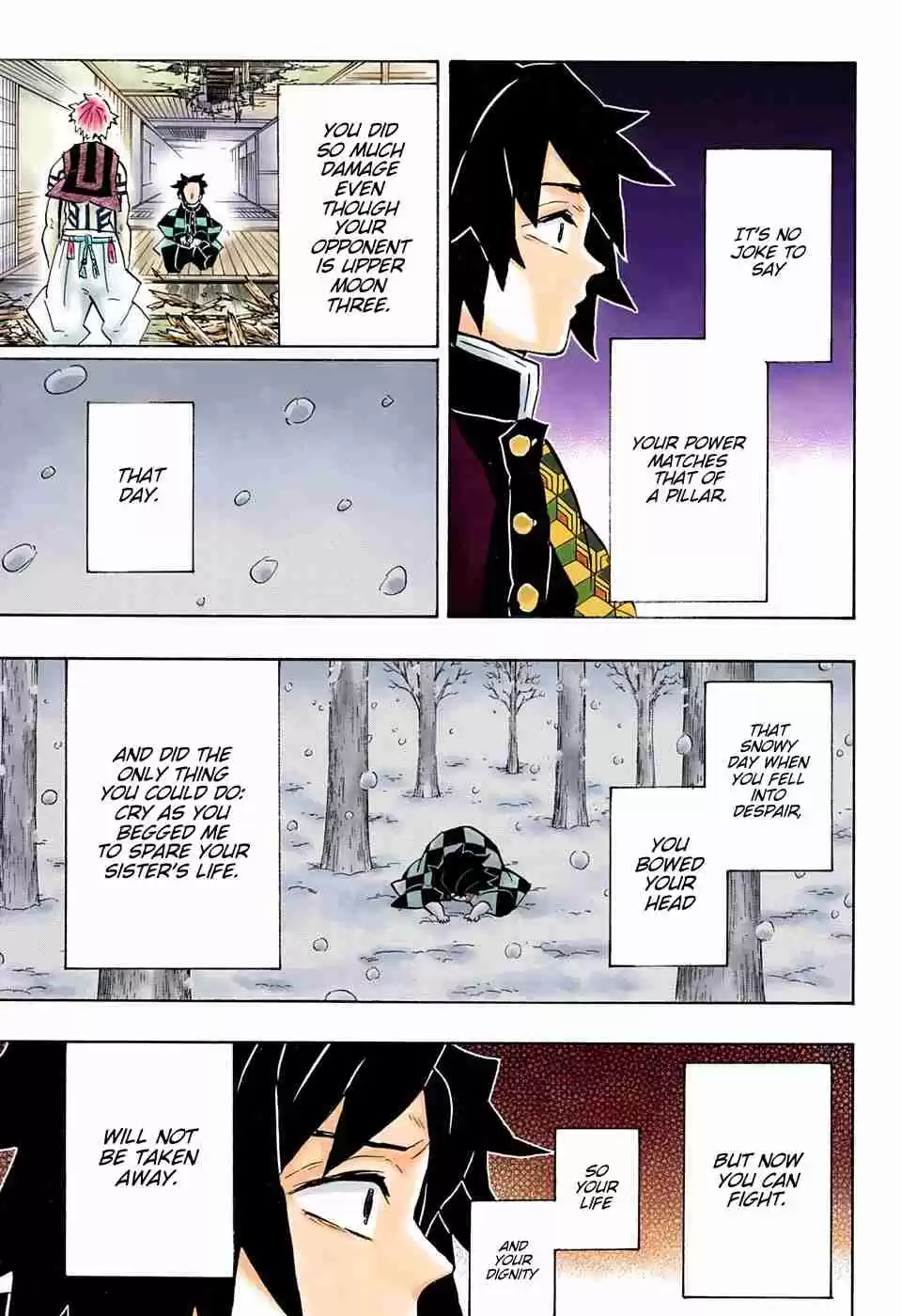 Kimetsu no Yaiba Digital Colored Comics Ch. 147 Small Cogwheels