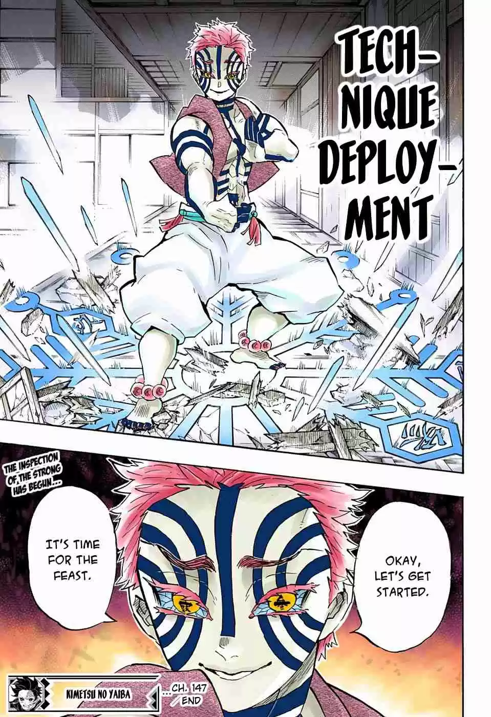 Kimetsu no Yaiba Digital Colored Comics Ch. 147 Small Cogwheels