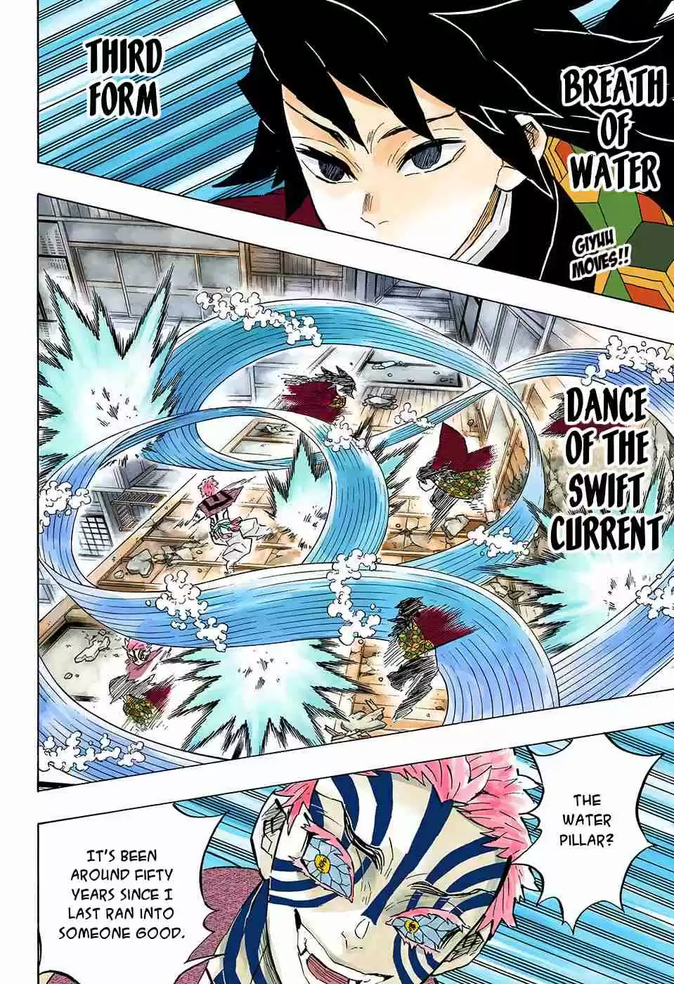 Kimetsu no Yaiba Digital Colored Comics Ch. 148 Clash