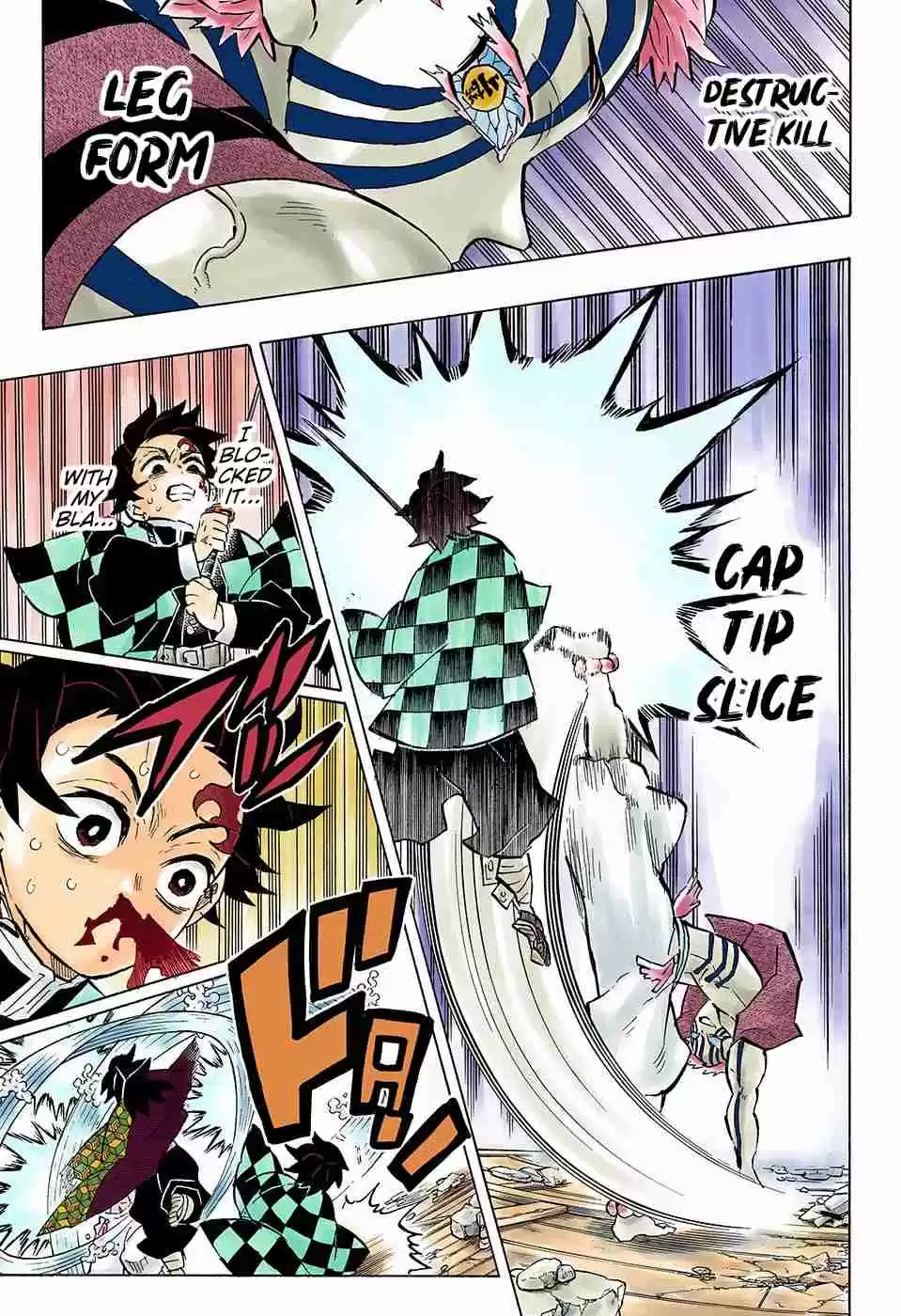 Kimetsu no Yaiba Digital Colored Comics Ch. 148 Clash