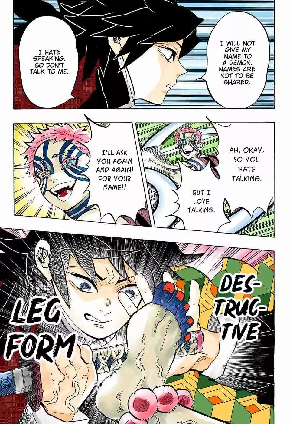 Kimetsu no Yaiba Digital Colored Comics Ch. 148 Clash