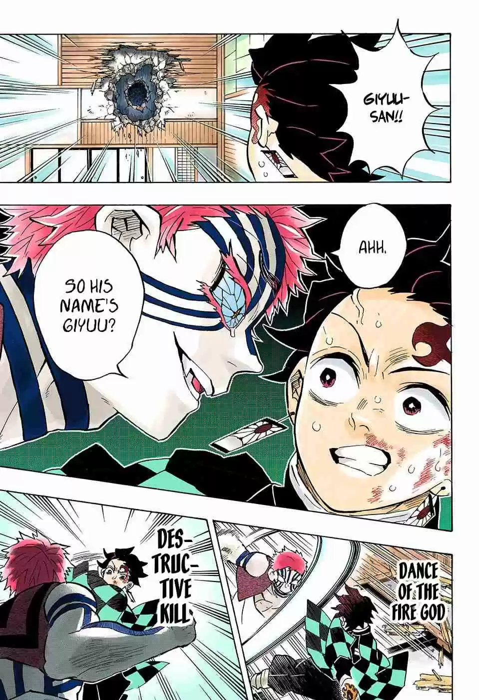 Kimetsu no Yaiba Digital Colored Comics Ch. 148 Clash