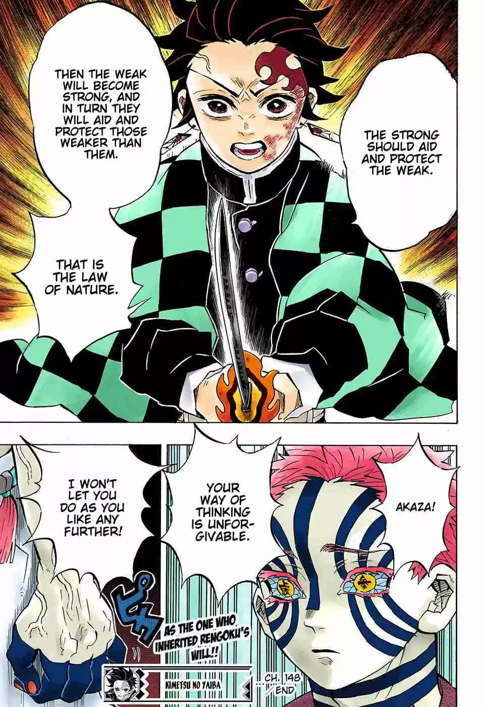 Kimetsu no Yaiba Digital Colored Comics Ch. 148 Clash