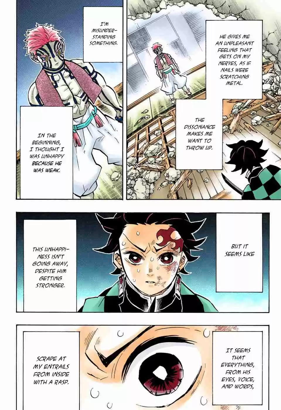 Kimetsu no Yaiba Digital Colored Comics Ch. 149 Unpleasant Feeling