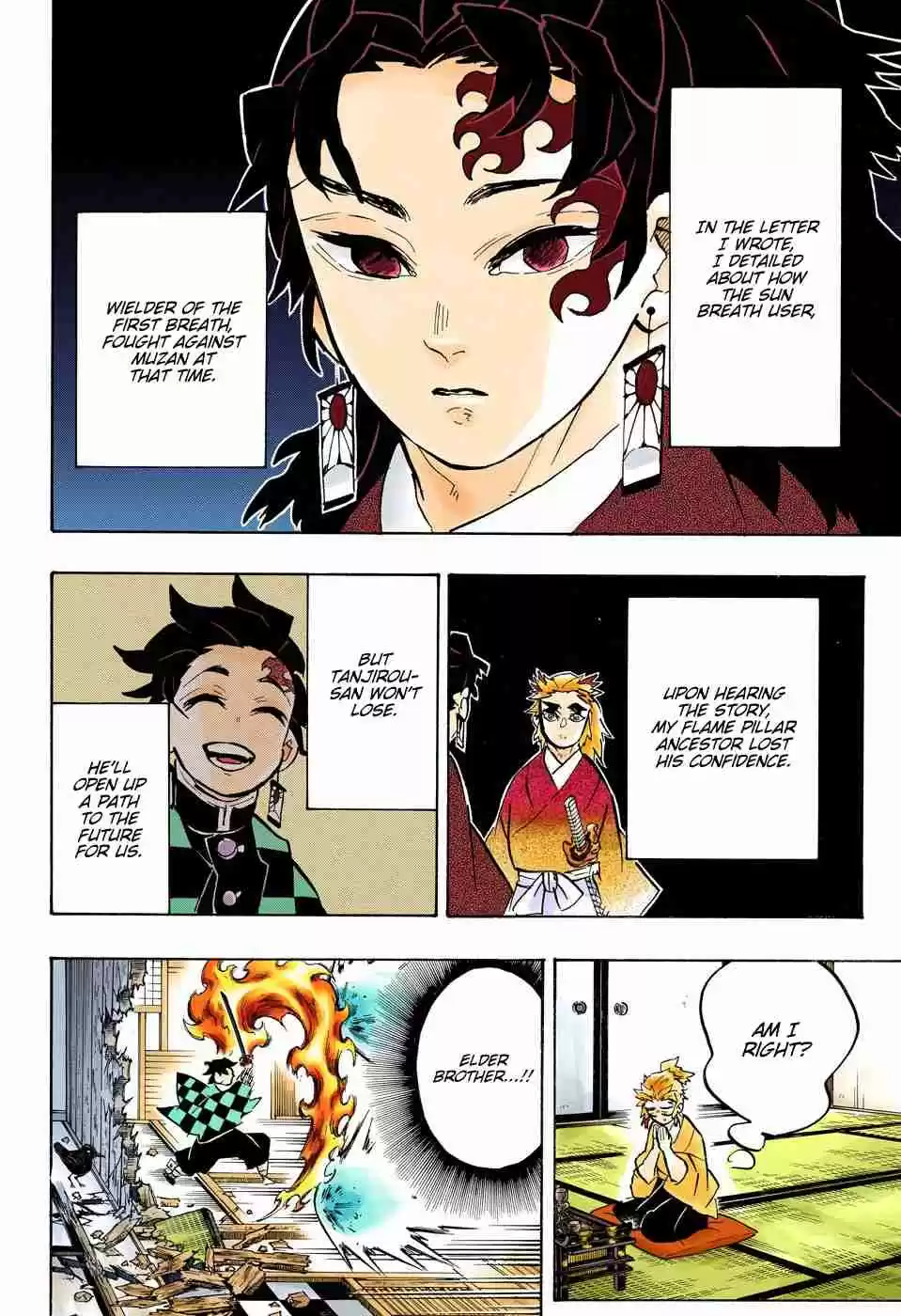 Kimetsu no Yaiba Digital Colored Comics Ch. 149 Unpleasant Feeling