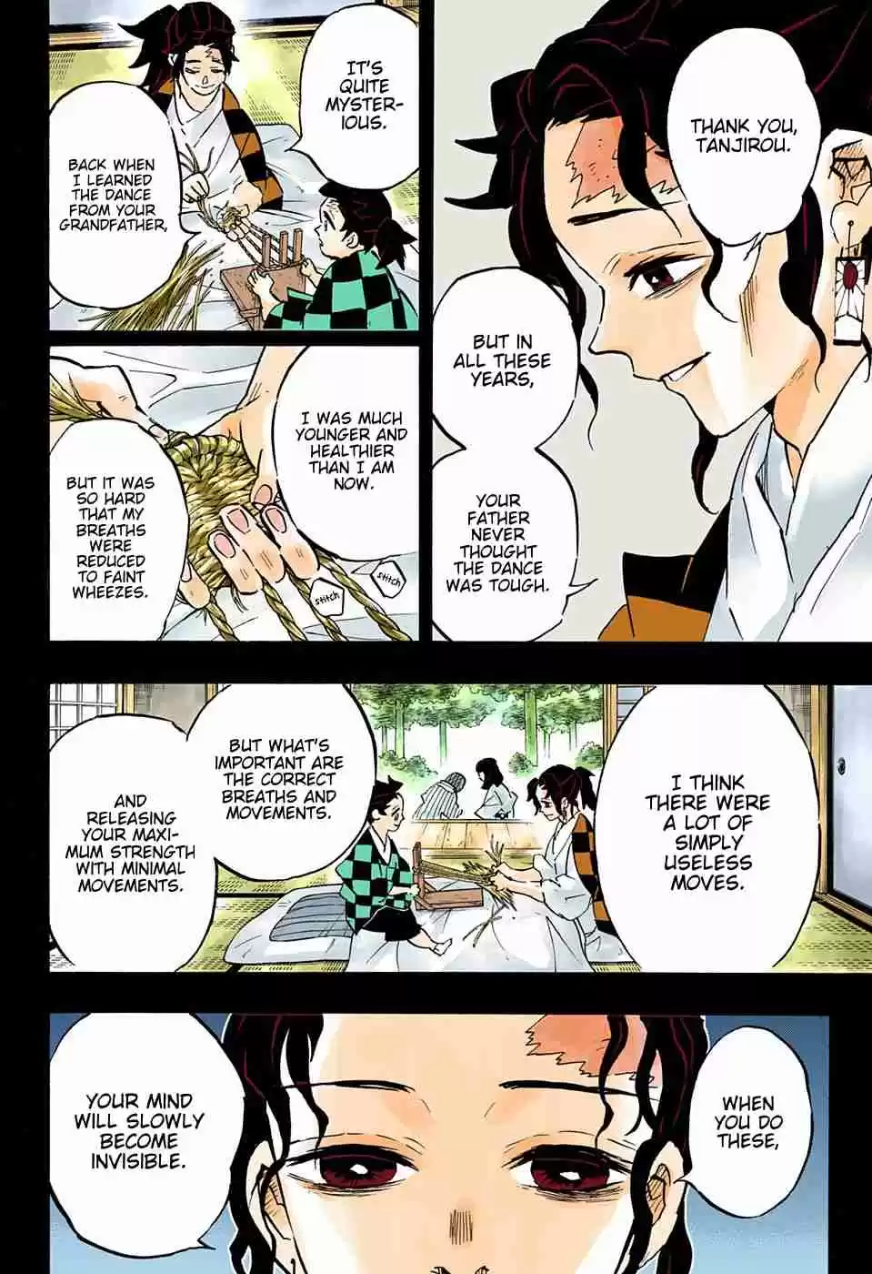 Kimetsu no Yaiba Digital Colored Comics Ch. 151 A Bell Rings on a Snowy Moonlit Night