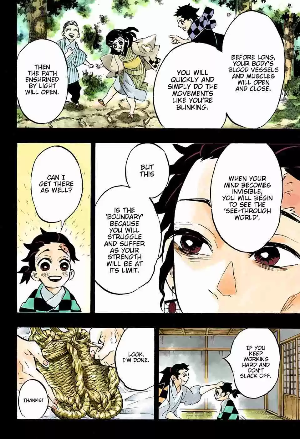 Kimetsu no Yaiba Digital Colored Comics Ch. 151 A Bell Rings on a Snowy Moonlit Night
