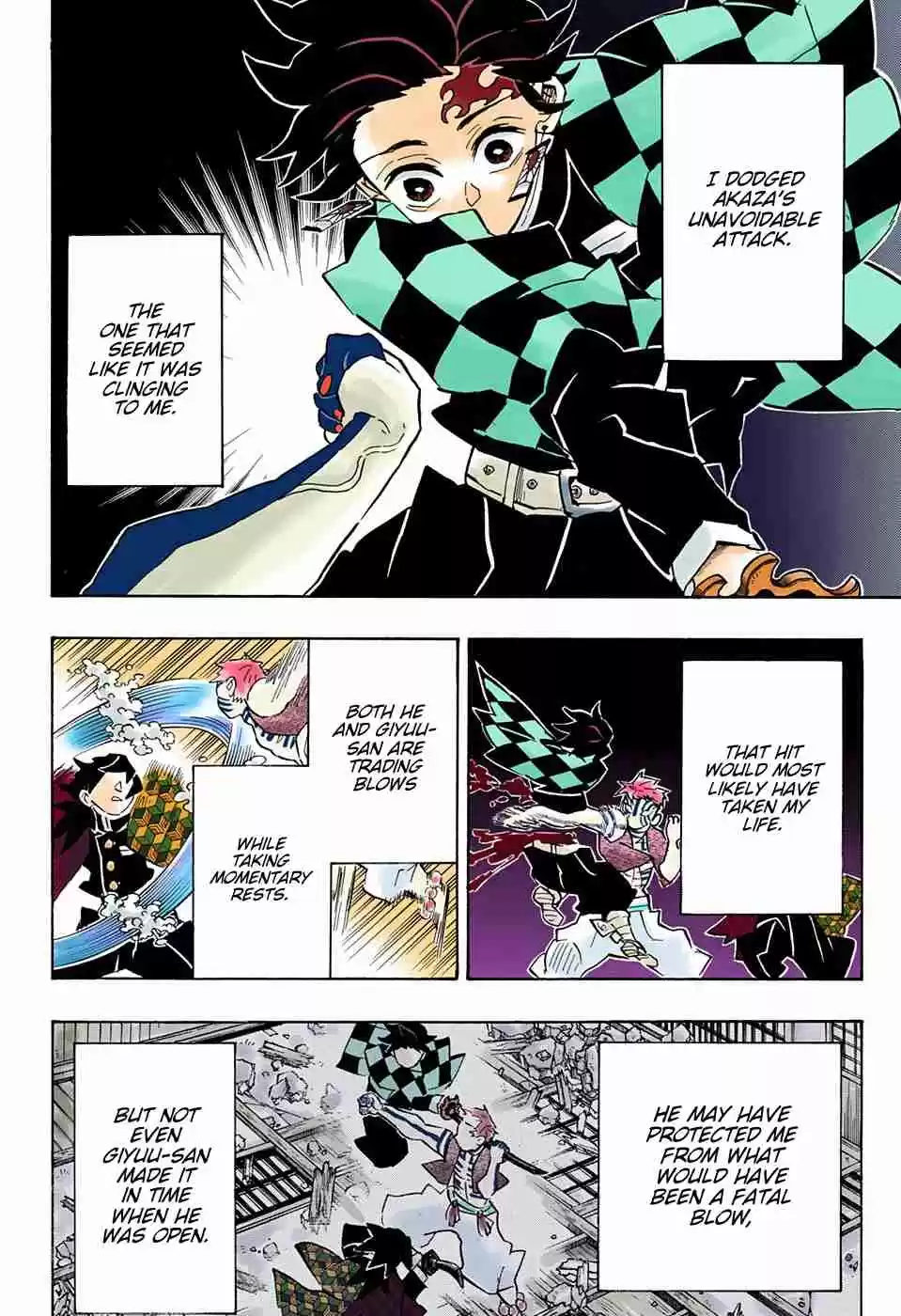 Kimetsu no Yaiba Digital Colored Comics Ch. 151 A Bell Rings on a Snowy Moonlit Night