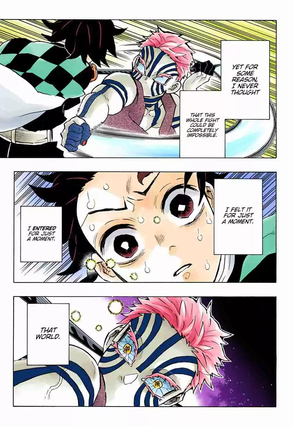 Kimetsu no Yaiba Digital Colored Comics Ch. 151 A Bell Rings on a Snowy Moonlit Night