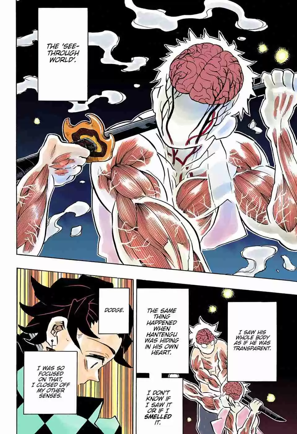 Kimetsu no Yaiba Digital Colored Comics Ch. 151 A Bell Rings on a Snowy Moonlit Night