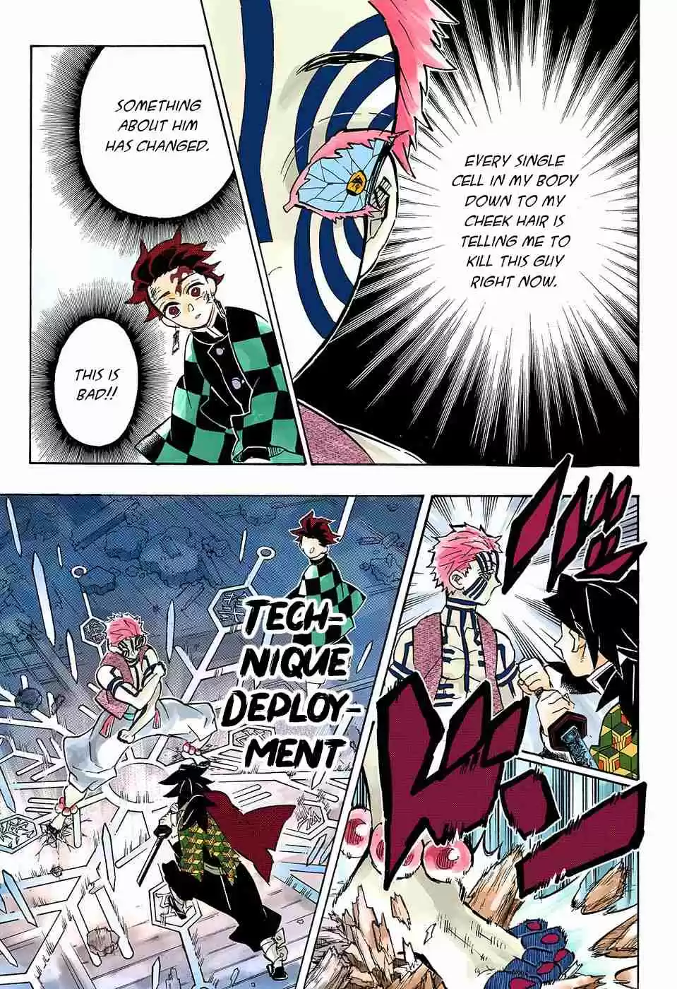 Kimetsu no Yaiba Digital Colored Comics Ch. 152 The See Through World