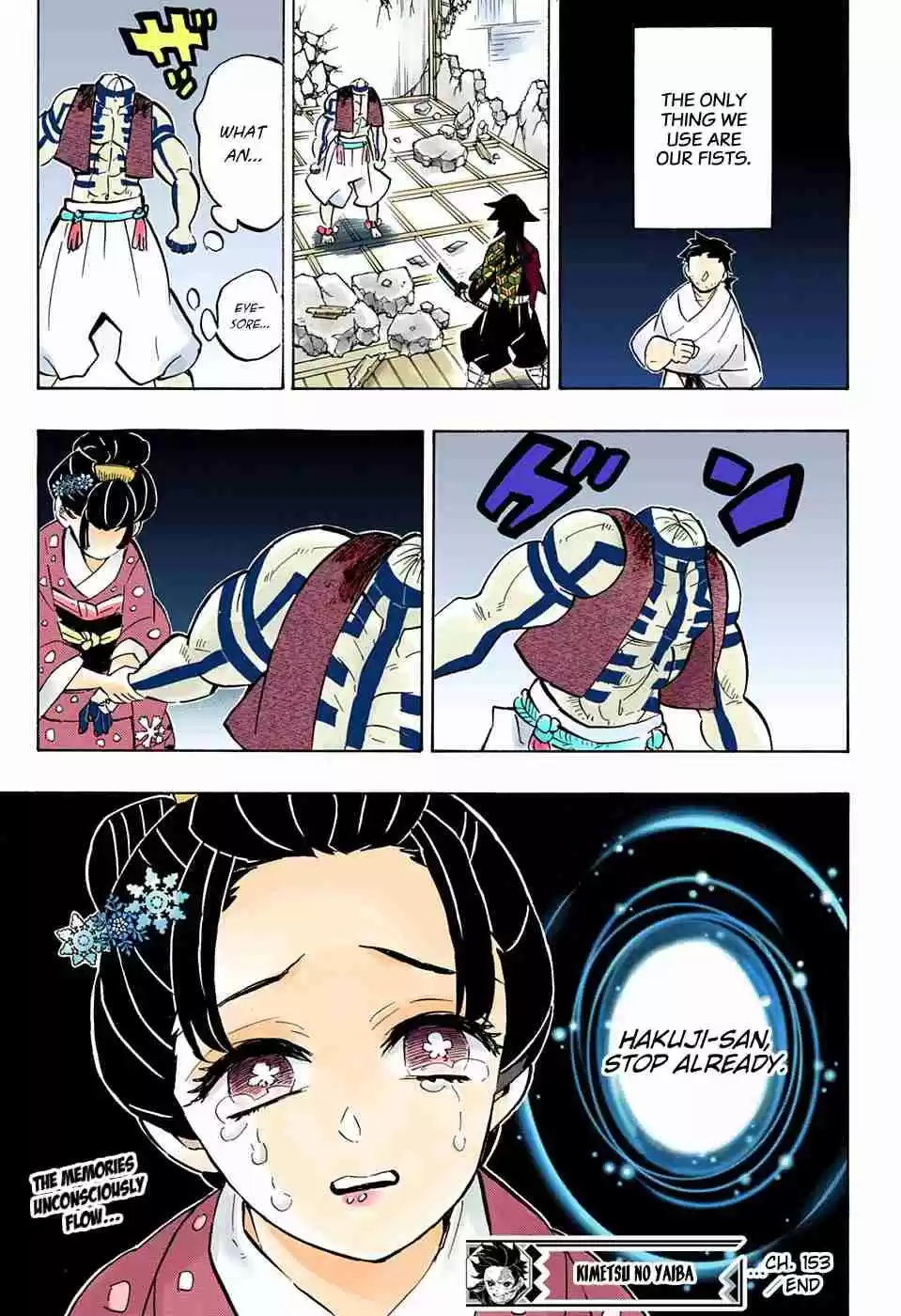 Kimetsu no Yaiba Digital Colored Comics Ch. 153 Attracted
