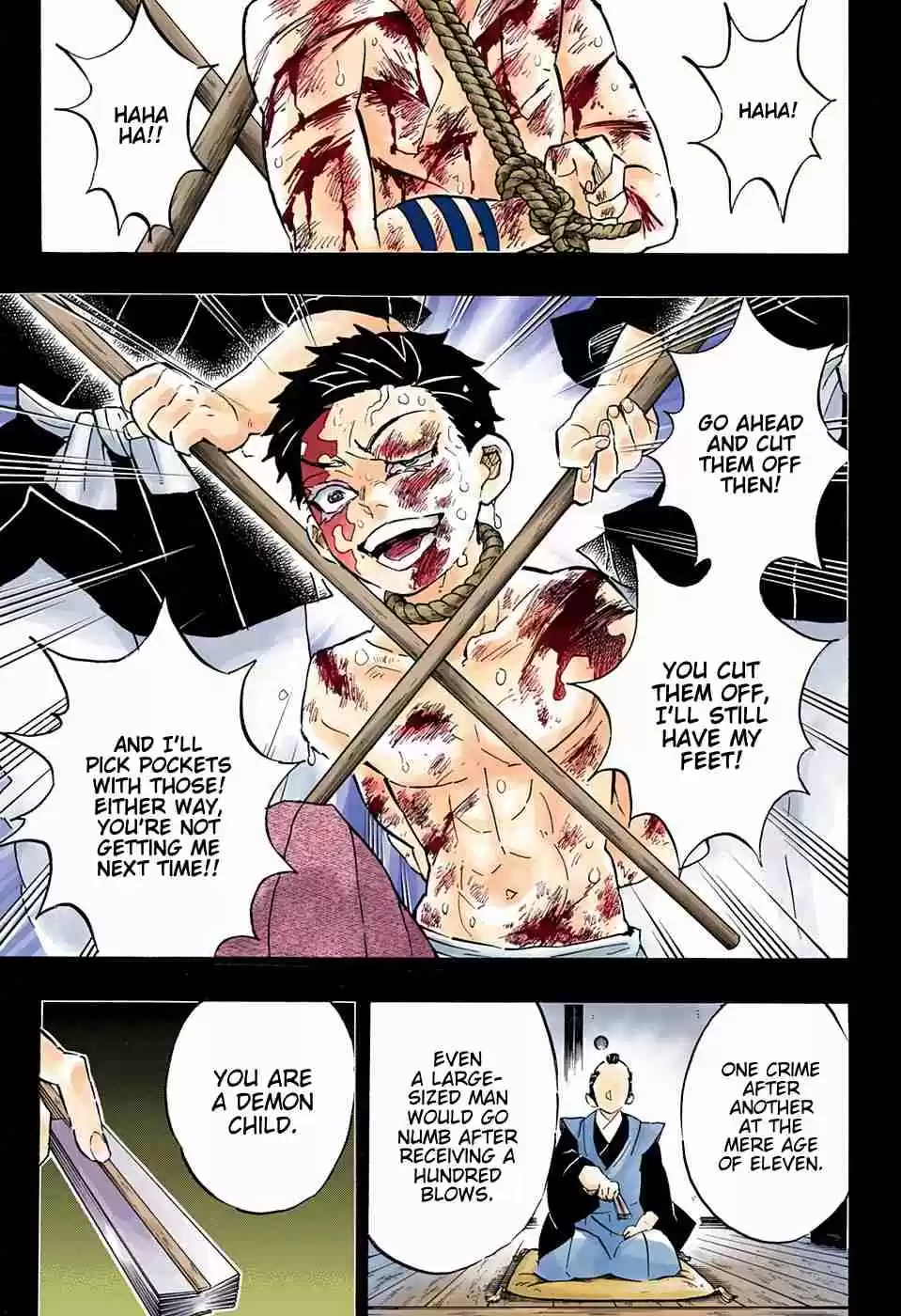 Kimetsu no Yaiba Digital Colored Comics Ch. 154 A Strong Wave of Nostalgia