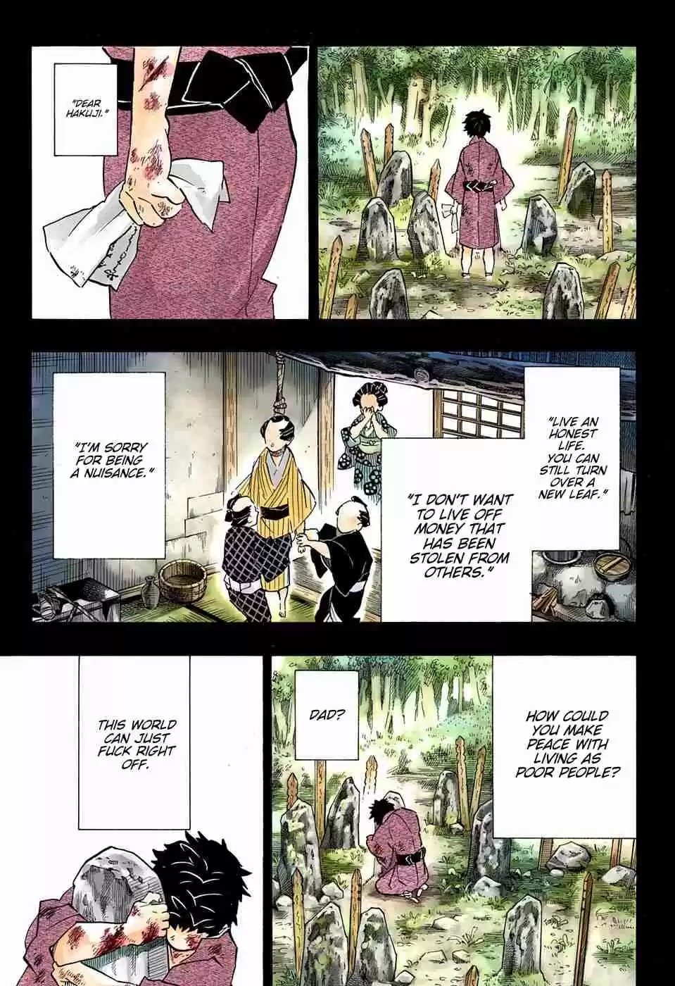 Kimetsu no Yaiba Digital Colored Comics Ch. 154 A Strong Wave of Nostalgia