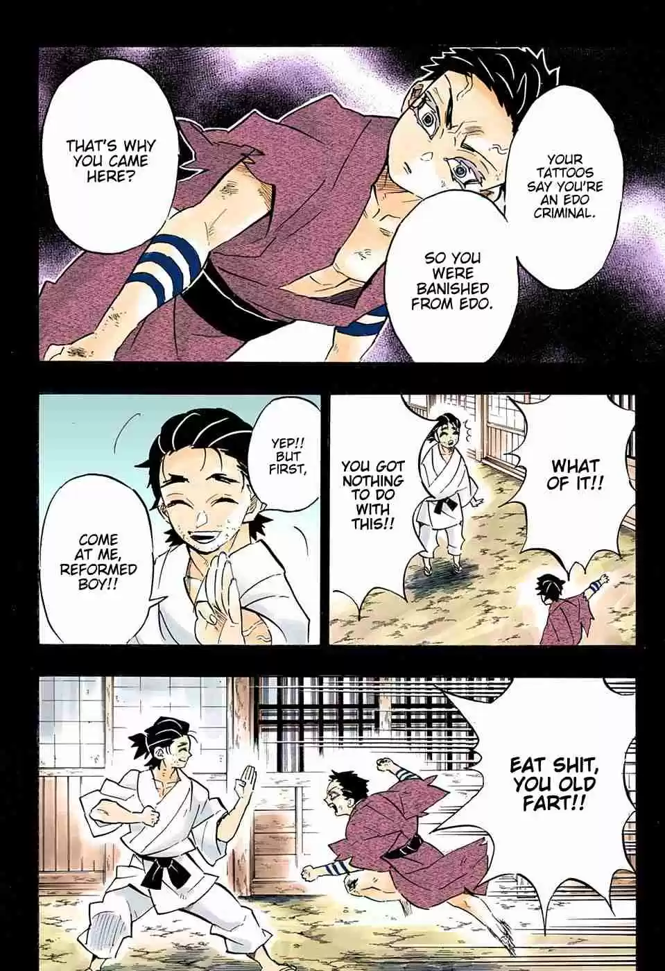 Kimetsu no Yaiba Digital Colored Comics Ch. 154 A Strong Wave of Nostalgia