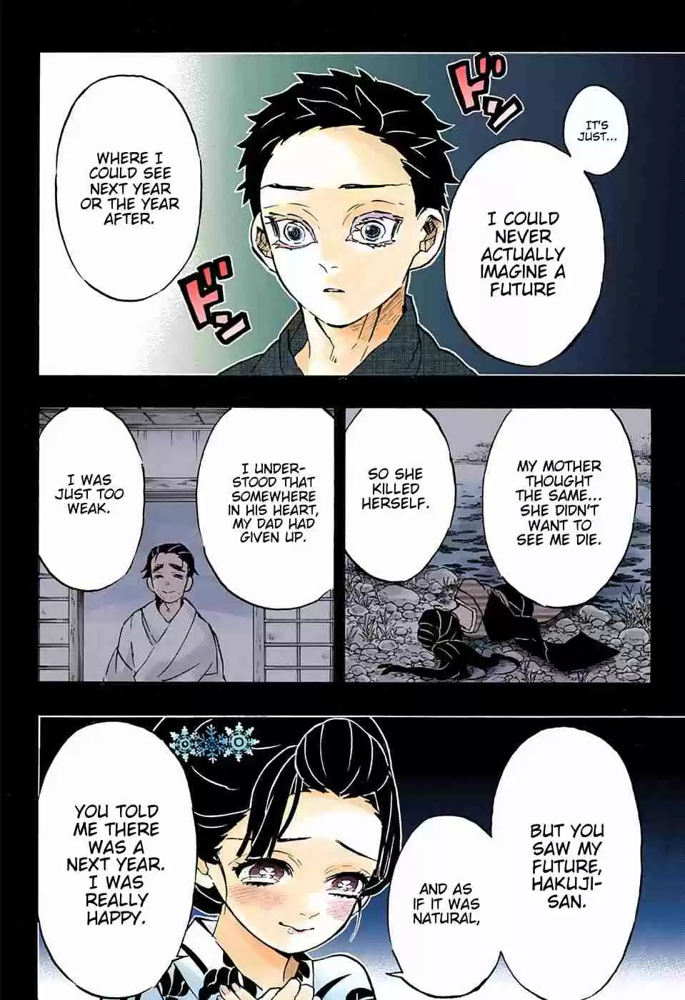 Kimetsu no Yaiba Digital Colored Comics Ch. 155 The Useless Komainu