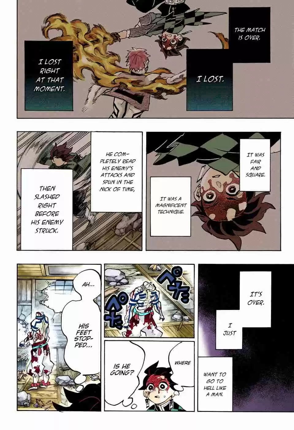 Kimetsu no Yaiba Digital Colored Comics Ch. 156 Thank You