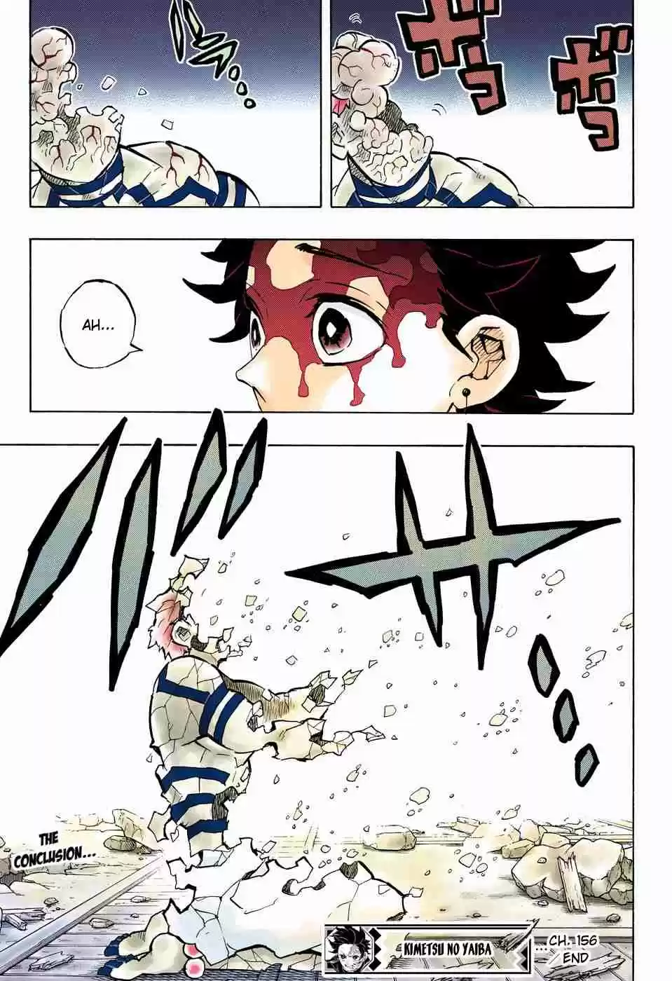 Kimetsu no Yaiba Digital Colored Comics Ch. 156 Thank You