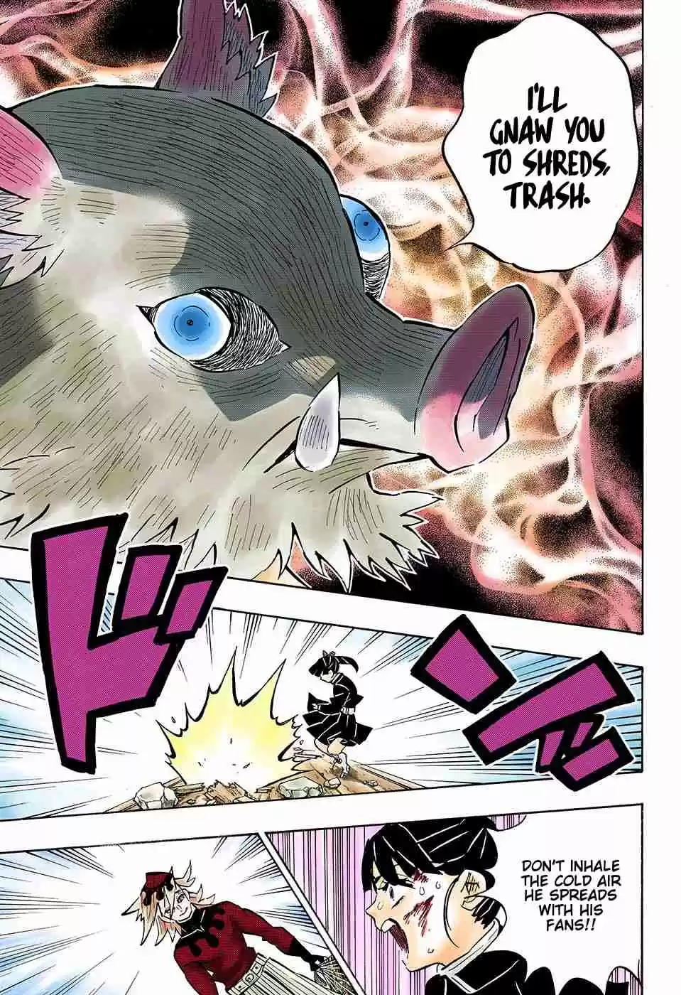 Kimetsu no Yaiba Digital Colored Comics Ch. 159 Face