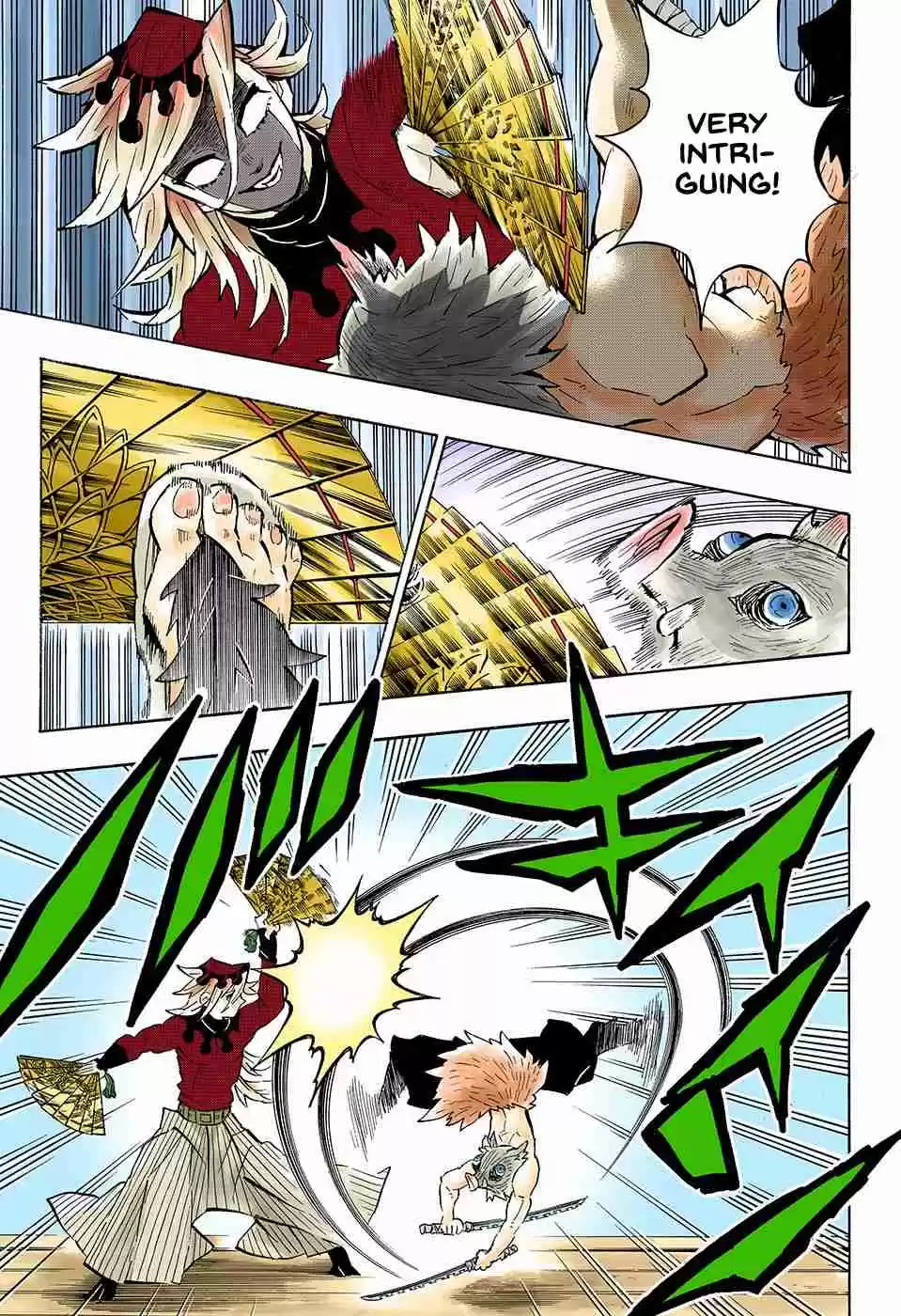 Kimetsu no Yaiba Digital Colored Comics Ch. 159 Face