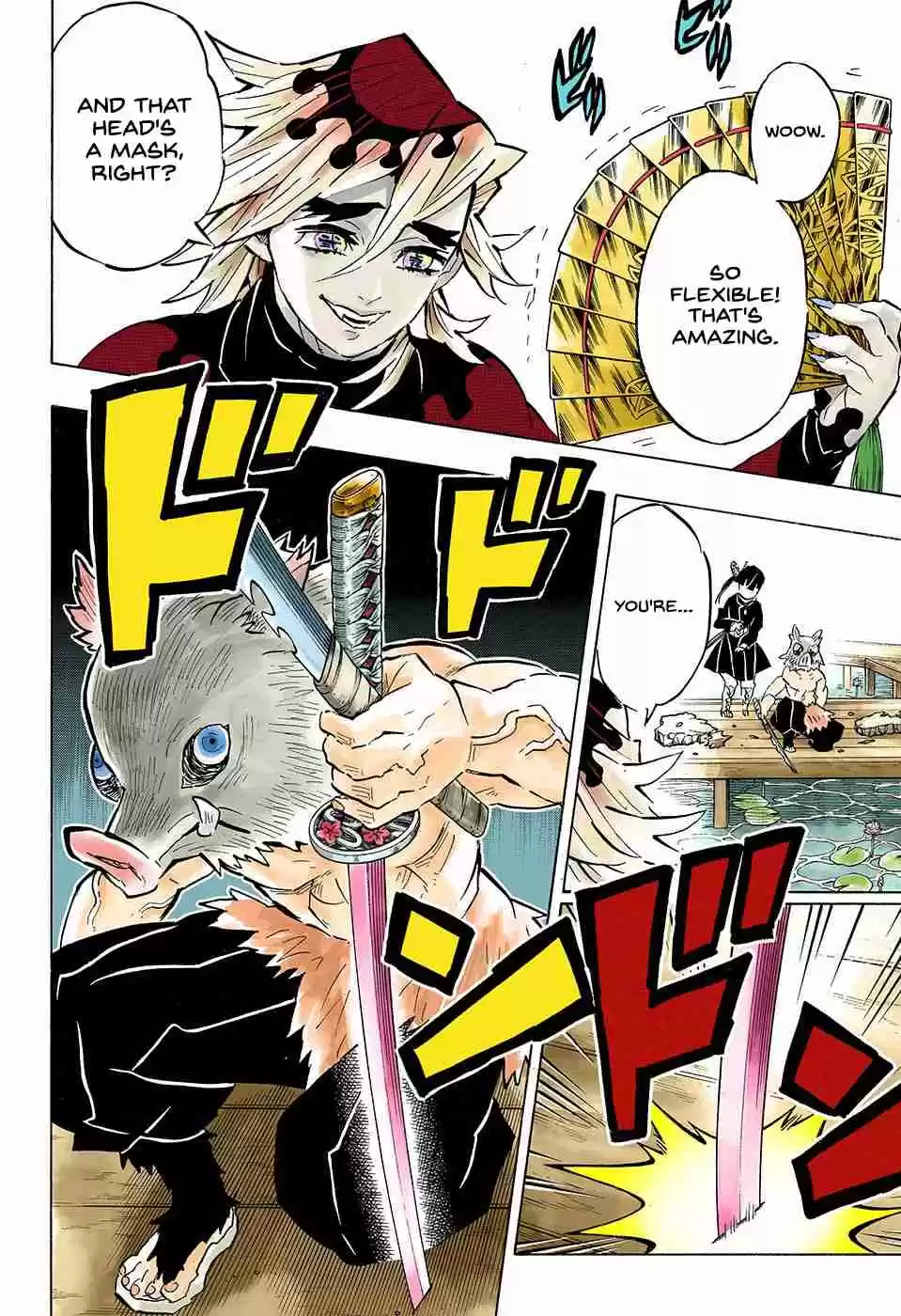 Kimetsu no Yaiba Digital Colored Comics Ch. 159 Face