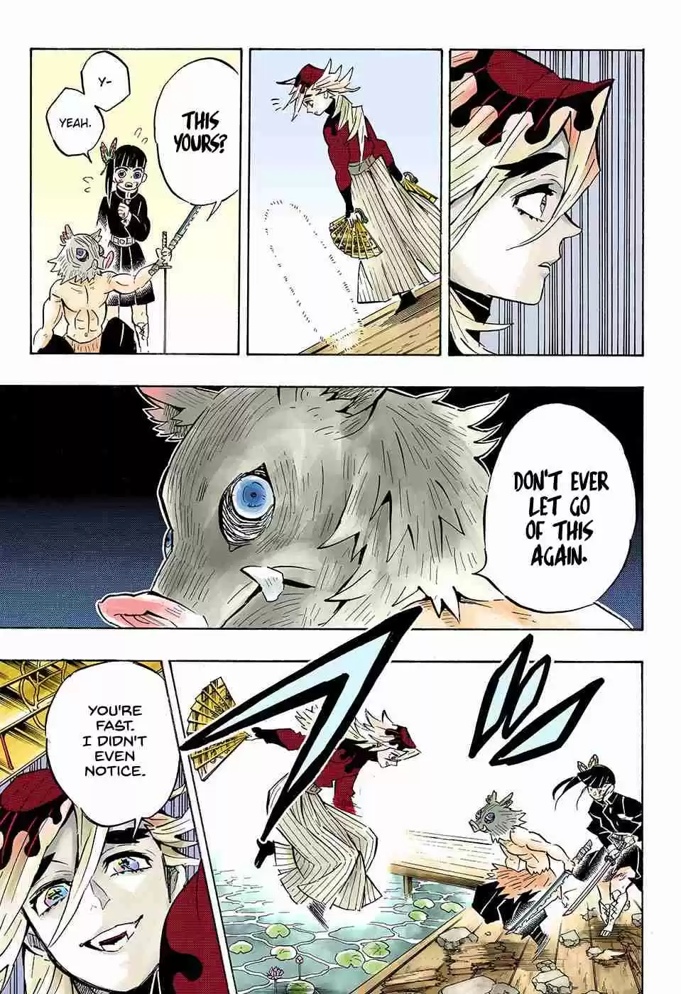 Kimetsu no Yaiba Digital Colored Comics Ch. 159 Face