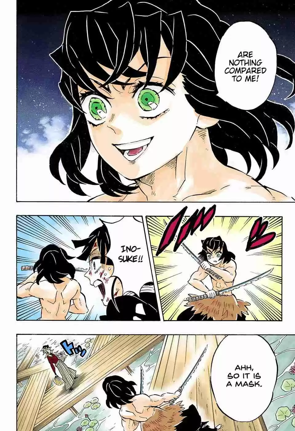 Kimetsu no Yaiba Digital Colored Comics Ch. 159 Face