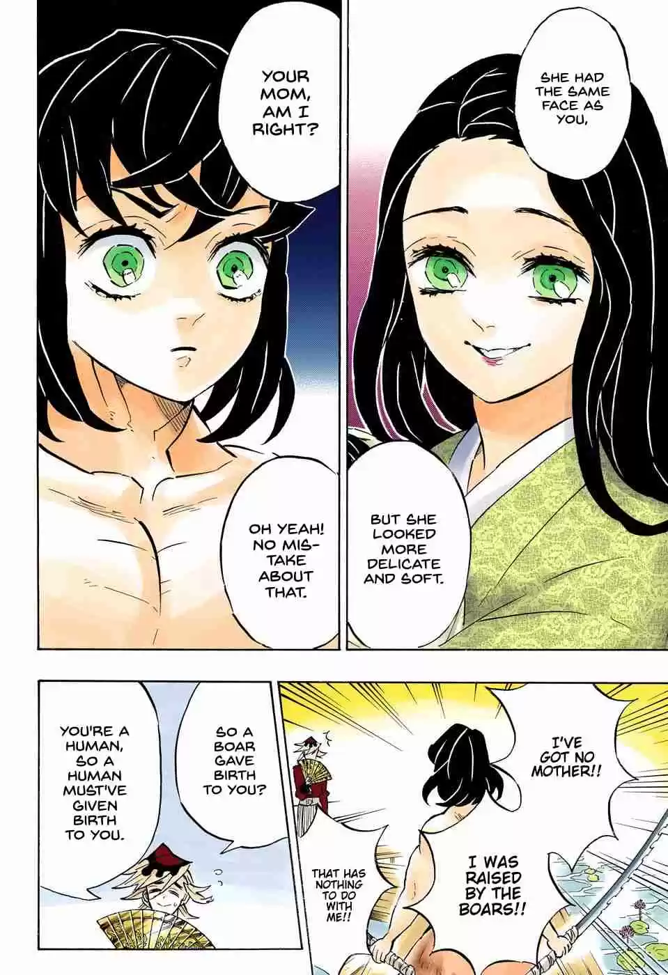 Kimetsu no Yaiba Digital Colored Comics Ch. 160 Overlapping Shadows, Revived Memories