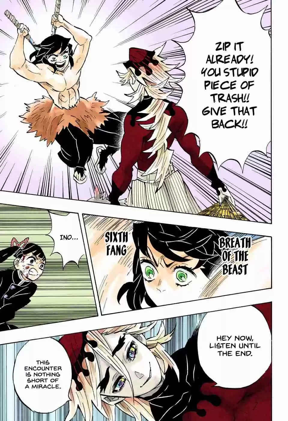 Kimetsu no Yaiba Digital Colored Comics Ch. 160 Overlapping Shadows, Revived Memories