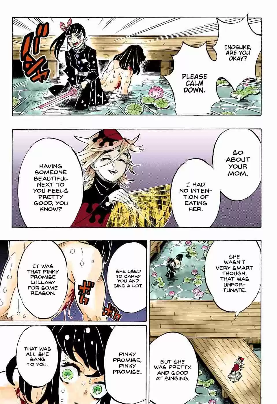 Kimetsu no Yaiba Digital Colored Comics Ch. 160 Overlapping Shadows, Revived Memories
