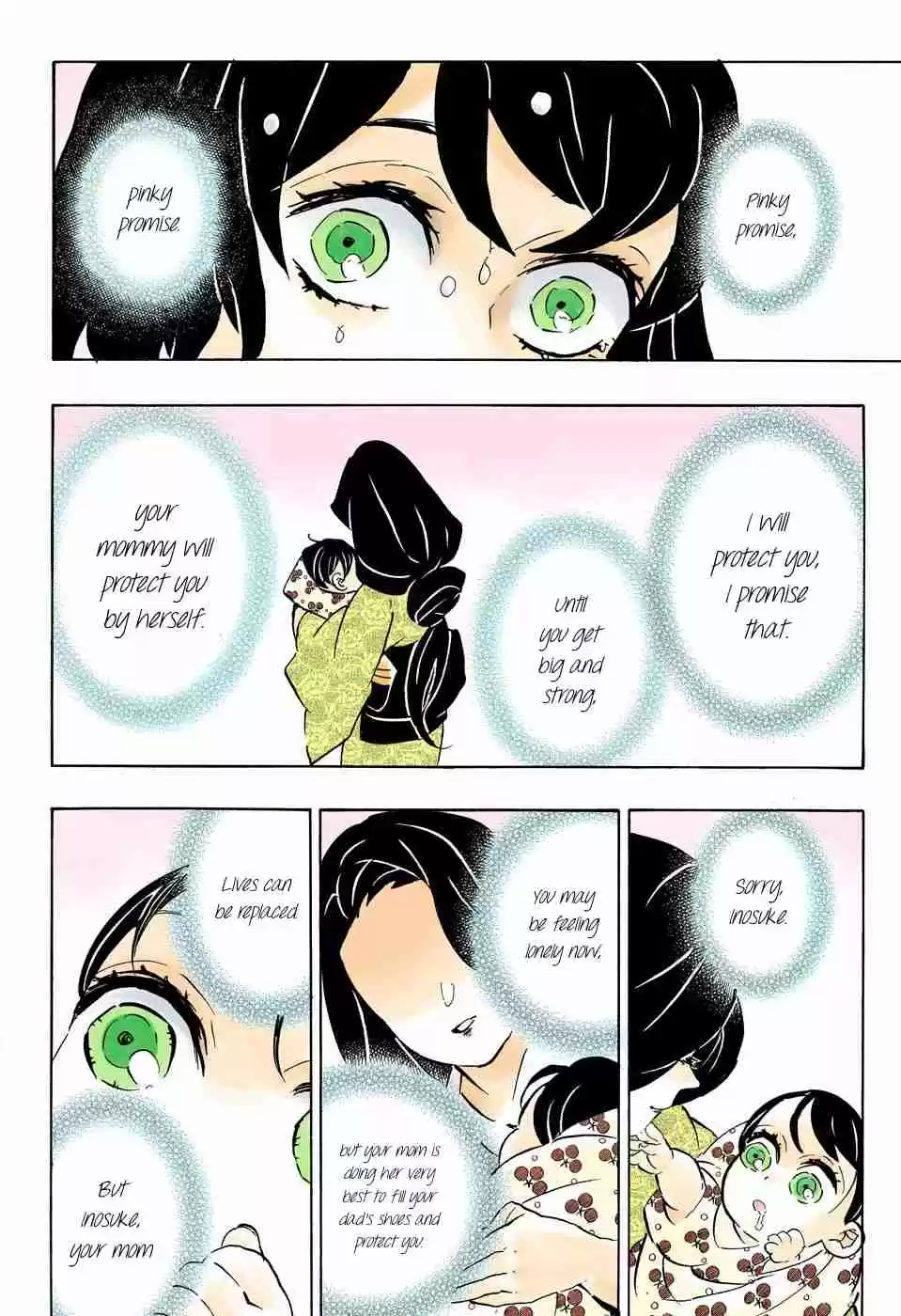 Kimetsu no Yaiba Digital Colored Comics Ch. 160 Overlapping Shadows, Revived Memories