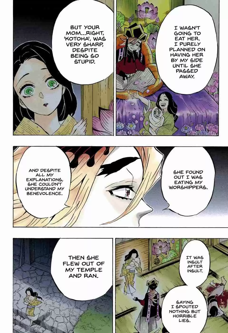 Kimetsu no Yaiba Digital Colored Comics Ch. 160 Overlapping Shadows, Revived Memories