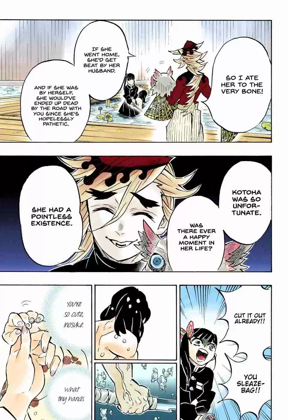 Kimetsu no Yaiba Digital Colored Comics Ch. 160 Overlapping Shadows, Revived Memories