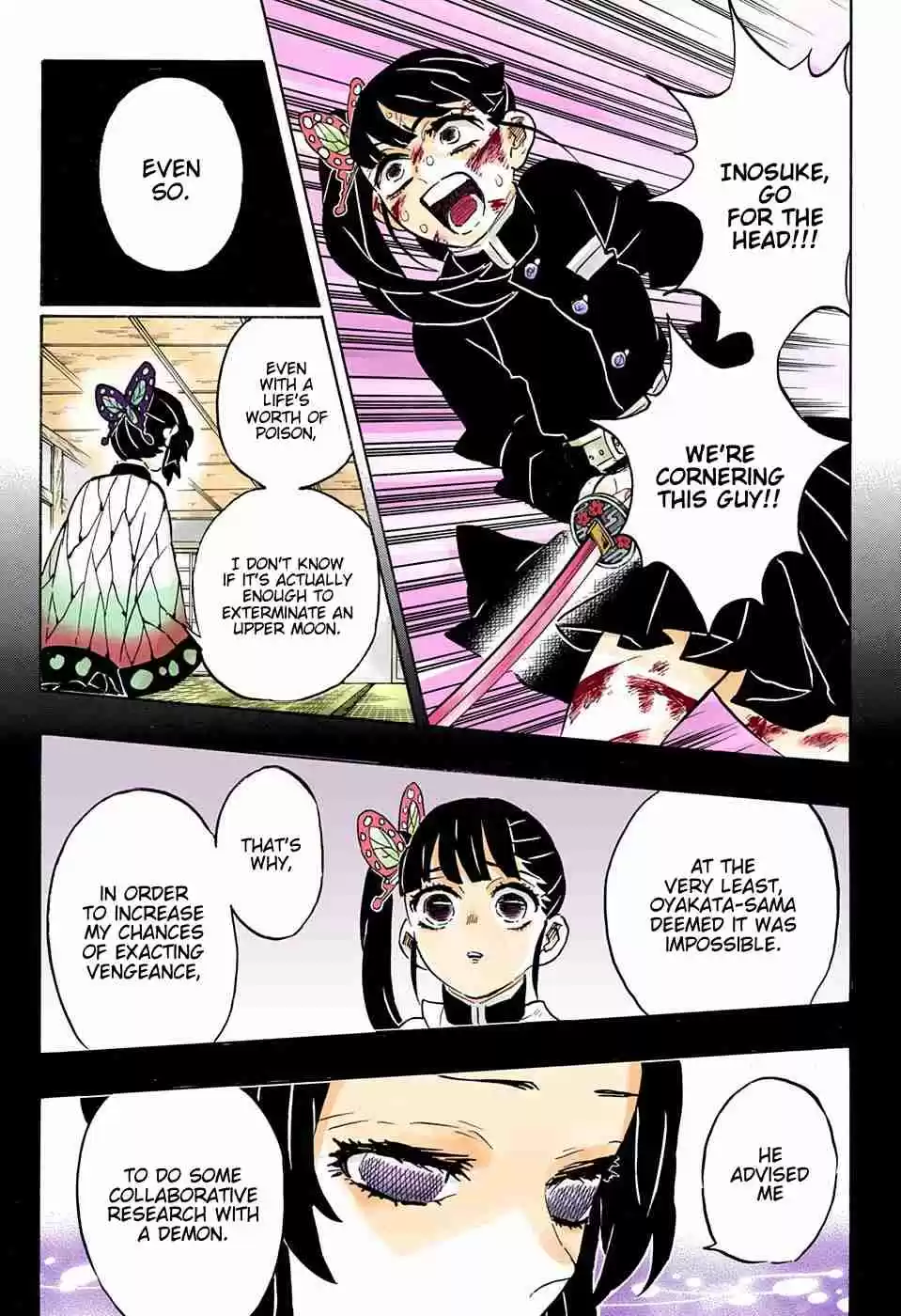 Kimetsu no Yaiba Digital Colored Comics Ch. 162 Three Victorious Stars